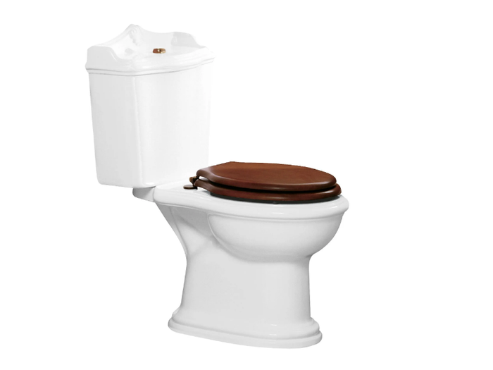 JUBILAEUM - Close-coupled, P-trap toilet _ Azzurra Ceramica